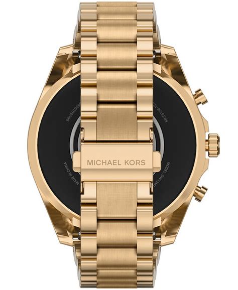 Shop Michael Kors Bradshaw Goldtone Stainless 